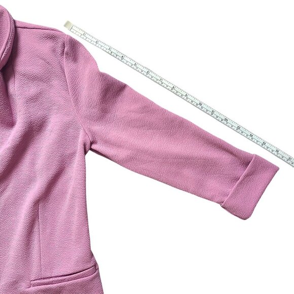 Maurices Womens XS Pink Blazer 3/4 Sleeve Lightweight Business Preppy Girly - Picture 5 of 9